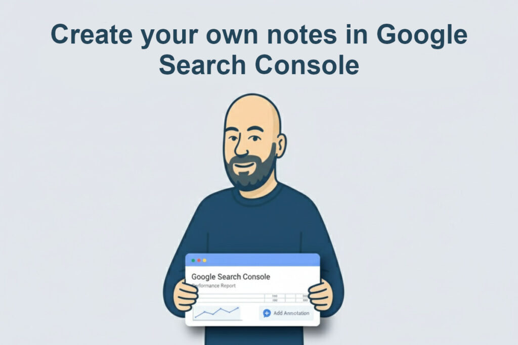 Console Notes Google Search Console Annotations: New Feature Hands-on Test